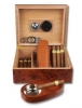 Artikelbild 1 des Artikels “Humidor Geschenk Set Wurzelholzfinish Polymerbefeuchter V-460 “