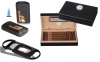 Artikelbild 1 des Artikels “Set Mini Humidor Pianolack schwarz Feuerzeug Cutter “