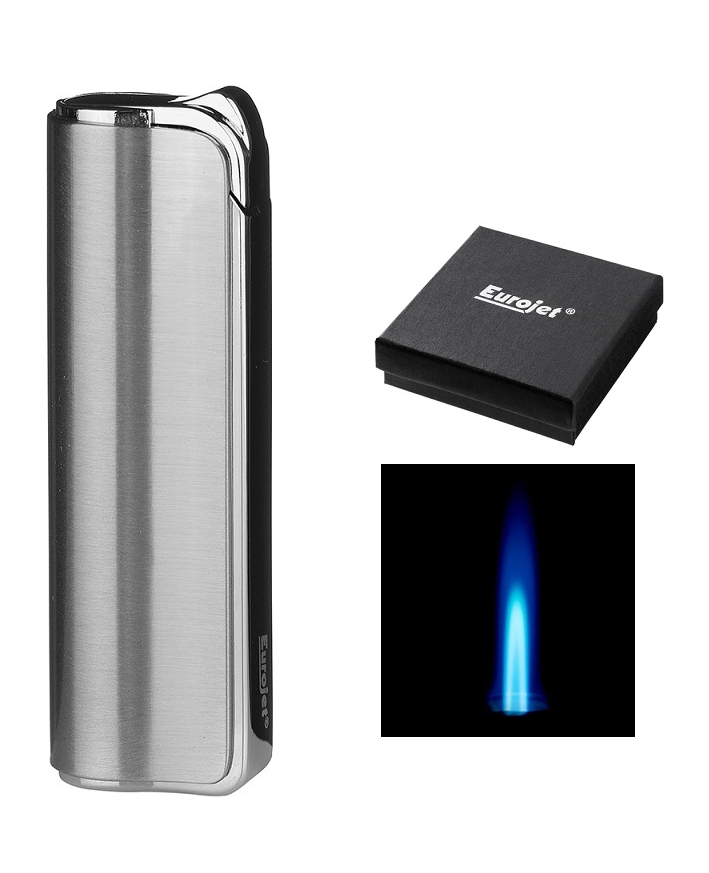 Artikelbild 1 des Artikels “Eurojet Feuerzeug Zigarrenfeuerzeug Elegance II Jetflamme silber satin “