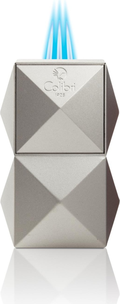 Artikelbild 1 des Artikels “*COLIBRI Tischfeuerzeug Quasar silber 3er Jet “