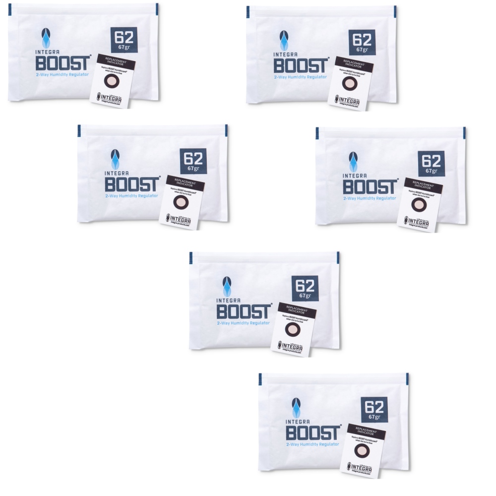 Artikelbild 1 des Artikels “6x  Integra Boost Humipack 2-way 62% 67g Beutel 15 x 10 cm mit Austausch-Indikatorkarte “