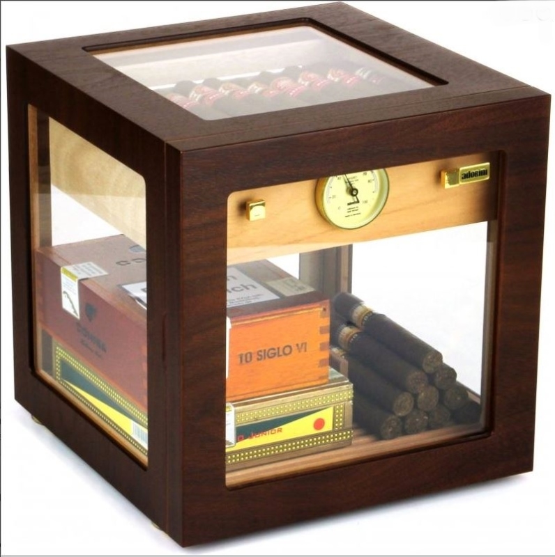 Artikelbild 1 des Artikels “Adorini Humidor Cube Deluxe Walnuss “