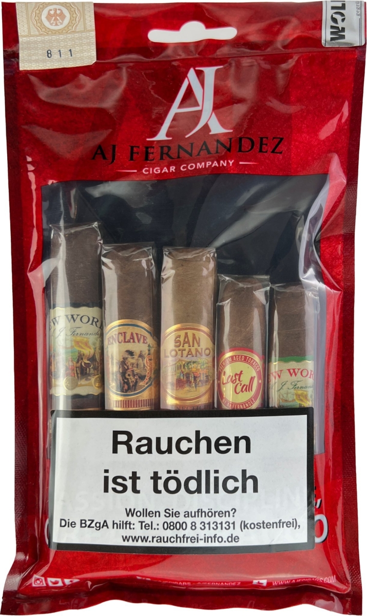 Artikelbild 1 des Artikels “A.J. Fernandez Zigarren Premium Sampler mit 5 Zigarren “