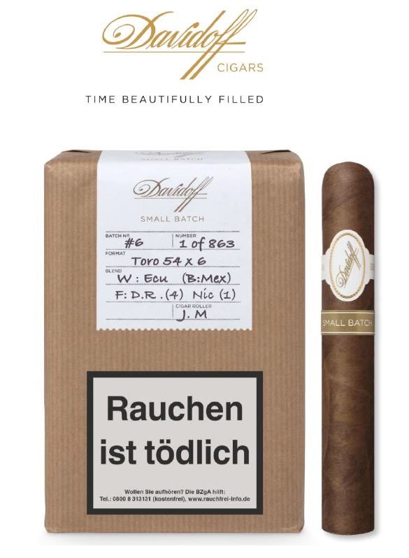 Artikelbild 1 des Artikels “Davidoff Zigarre Small Batch No. 6 Toro Limited “