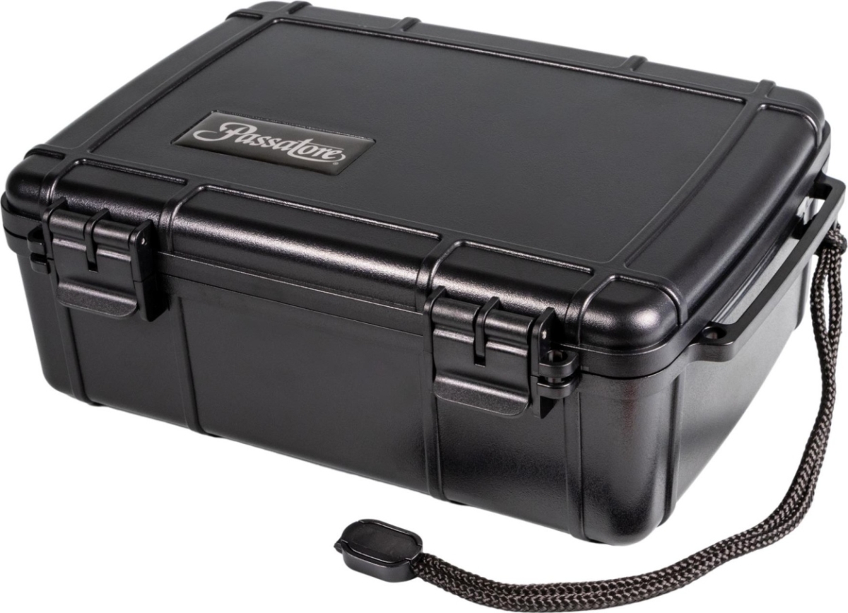 Artikelbild 1 des Artikels “Passatore Reisehumidor Acryl schwarz für 15 Cigarren “