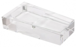 Design Zigarrenascher in Bleikristall 10x20cm 