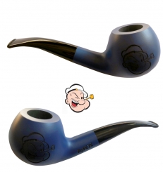 Meisterstück Vauen Pfeife Popeye 142 PY glatt blau 