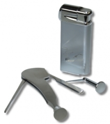 Pfeifenfeuerzeugset Sky mit Besteck 