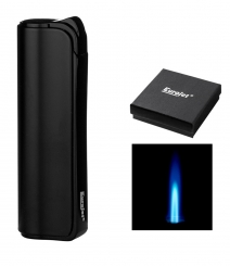 Eurojet Feuerzeug Zigarrenfeuerzeug Elegance II Jetflamme schwarz matt 