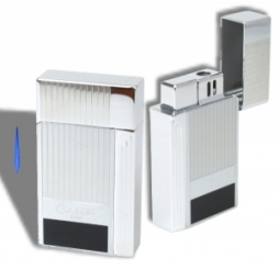 Caseti Paris Feuerzeug Soleil chrom-black 