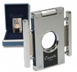 Caseti Paris Zigarrenschneider Lack schwarz-chrom 
