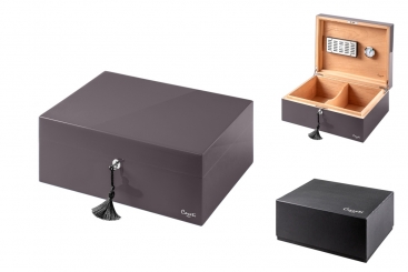 Caseti Paris Humidor 75 Zigarren lila 