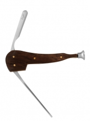 Angelo Luxus Pfeifenbesteck Edelstahl-Holz 