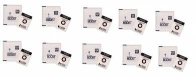 10x Integra Boost Humipack 2-way 69% 8g Beutel mit Austausch-Indikatorkarte 