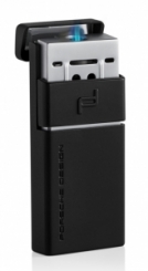 Porsche Design Feuerzeug P3642 Circular Flamme schwarz 