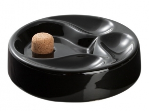 Angelo 3er Pfeifenascher Keramik schwarz 