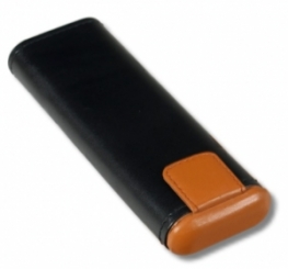 Leder Zigarrenetui bicolor Corona 