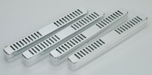 4er Acrylpolymer - Befeuchter-Set für Schrankhumidore chrom 