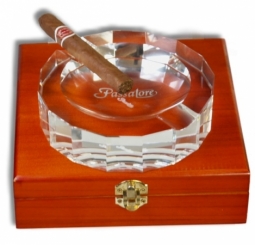 Sonderposten Zigarren Aschenbecher Passatore 2 Ablagen rund 