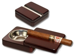 Zigarrenascher ausschiebbar Magnetverschluß Roosewood 