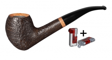 Vauen Pfeife Mokka 5241 + Necuma Pfeifenfeuerzeug 