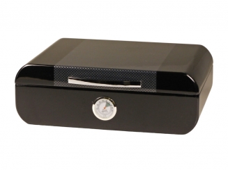 Humidor Carbon-Black V-360 