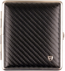 vom Hofe Zigarettenetui - Leder Carbonstyl 18er Made in Germany 