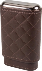 3er Zigarrenetui HIGH PERFORMANCE Wabensteppung 3er Zedernholzeinlage 