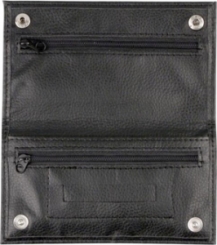 Feinschnittbeutel,Tabaktasche, Tabakbeutel, Drehertasche schwarz 