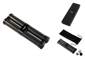 Angelo Zigarrenetui Carbon 2er mit Befeuchter 
