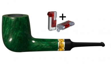 Vauen Pfeife Ambrosi 8186 + Necuma Pfeifenfeuerzeug 