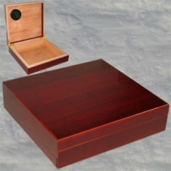 Einsteiger Humidor Cherry-Finish Palmita 20 Polymerbefeuchter 