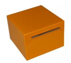 Humidor Dickschichtlackierung yellow 50 Zigarren 