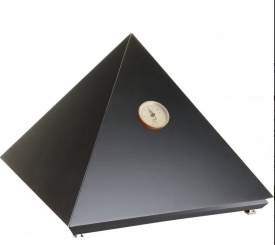 Adorini Humidor Pyramid M Schwarz - Deluxe 