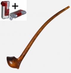 Vauen Lesepfeife Auenland Almar + Necuma Pfeifenfeuerzeug 