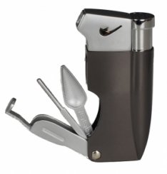 Pfeifenfeuerzeug Eurojet Pipe mit Pfeifenbesteck 