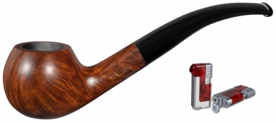 Vauen Pfeife * SIX 1102 6mm + Necuma Pfeifenfeuerzeug 