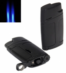Xikar Element Double Jet Feuerzeug schwarz 