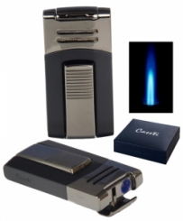 Caseti Paris Feuerzeug Flower Jetflamme black-gun 