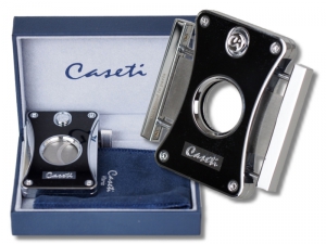 Caseti Paris Zigarrenschneider Pianolack schwarz 