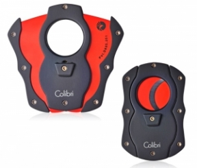 Colibri Zigarrencutter Cut rot-schwarz silikonbeschichtete Klinge 