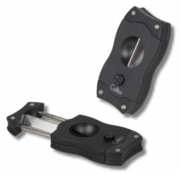 Colibri Cigarrenabschneider V-Cut Kerbschnitt 23mm schwarz 