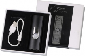 Cozy gasloses USB Feuerzeug Arc schwarz 
