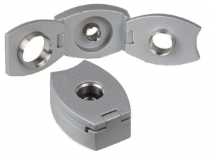 Ausstellungsstück Credo Zigarrenbohrer 3 in 1 Silber 