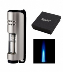 Eurojet Feuerzeug Jetflamme silber 