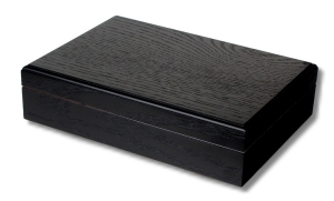 Black Antik Finish Humidor V-250 Polymerbefeuchter 