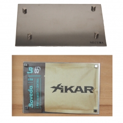 Necuma Halterung für 2 Wegebefeuchter + 1 Stück Boveda 65% 60 Gramm 