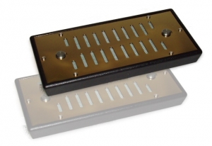 Humidorbefeuchter de Luxe LA vergoldet-Acrylpolymer-Fleece 