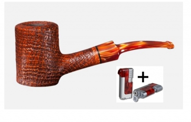 Vauen Pfeife Standpfeife Leopold 5130 + Necuma Pfeifenfeuerzeug 