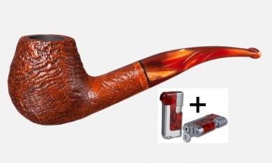 Vauen Pfeife * Leopold 5161 + Necuma Pfeifenfeuerzeug 